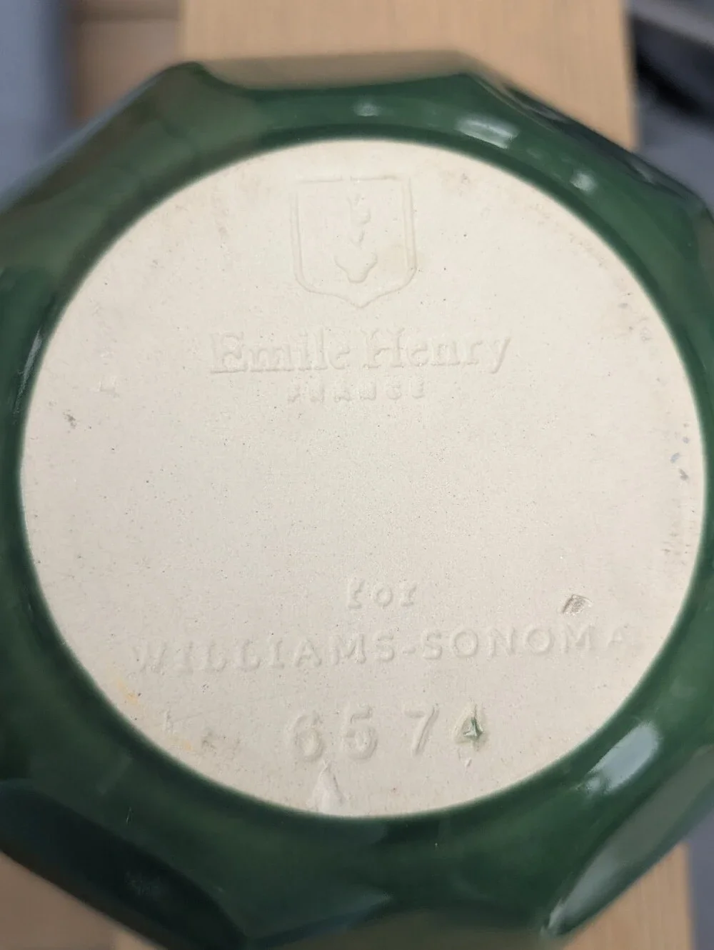 Emile Henry Williams Sonoma Green Mixing Bowl #6574